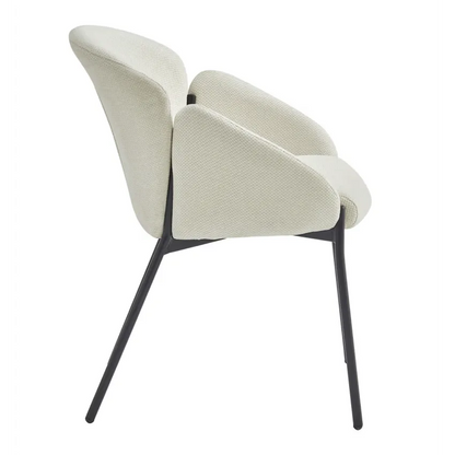 Chaises Japandi Tissu Écru – Candice
