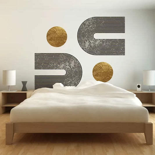 Papier peint Japandi Arches Abstraites 80x60 cm – Azu