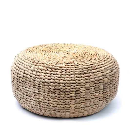 Pouf Japandi Jacinthe d’Eau Naturel – Summer