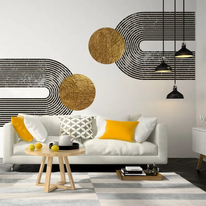 Papier peint Japandi Arches Abstraites 80x60 cm – Azu
