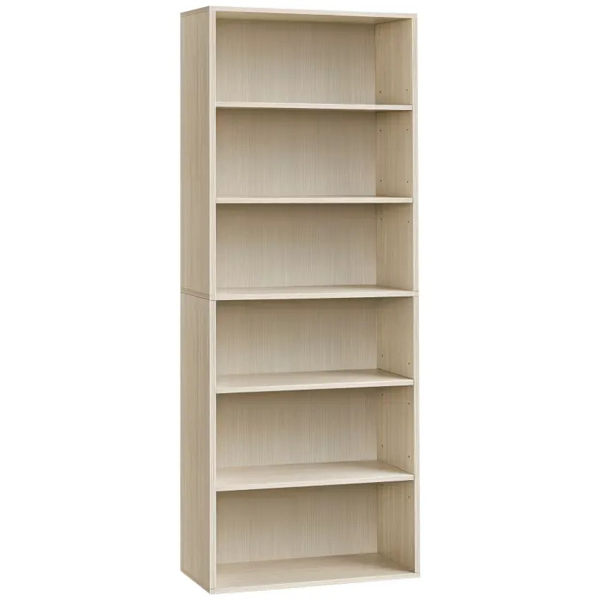 Étagère Japandi 6 Niveaux Beige Naturel 60×178 – Navo