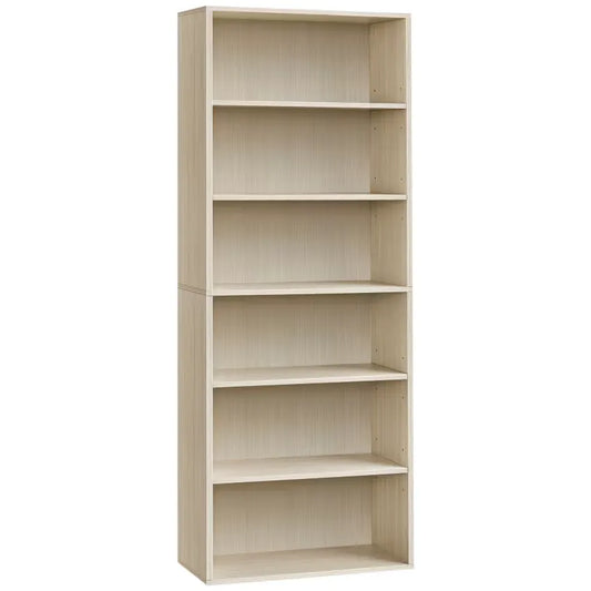 Étagère Japandi 6 Niveaux Beige Naturel 60×178 – Navo