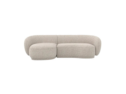 Canapé Japandi Arrondi Modulable Beige 4 Places - Nova