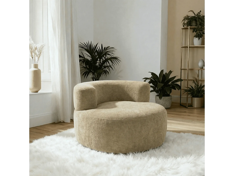Fauteuil Japandi Rond - Milo