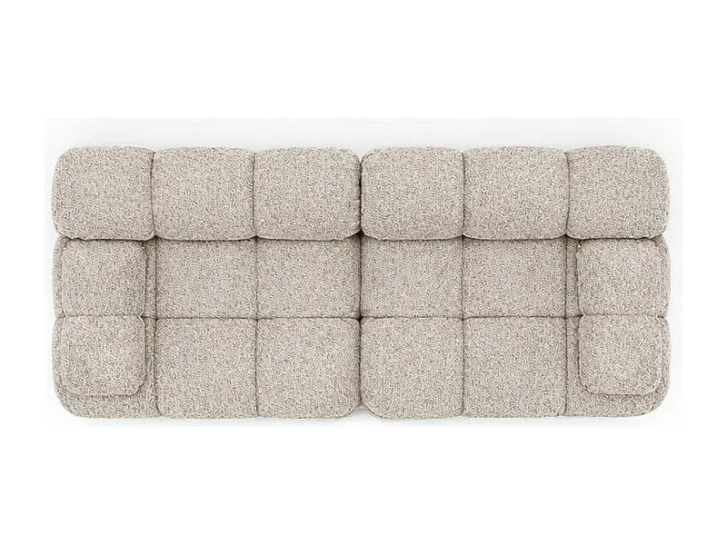 Canapé Japandi 2 Places Modulaire Bouclette - Selia