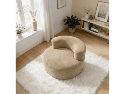 Fauteuil Japandi Rond - Milo