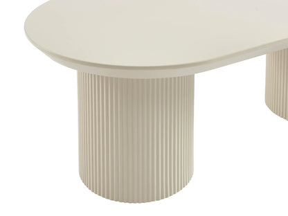 Table Basse Japandi MDF Beige Sable - Lorimila
