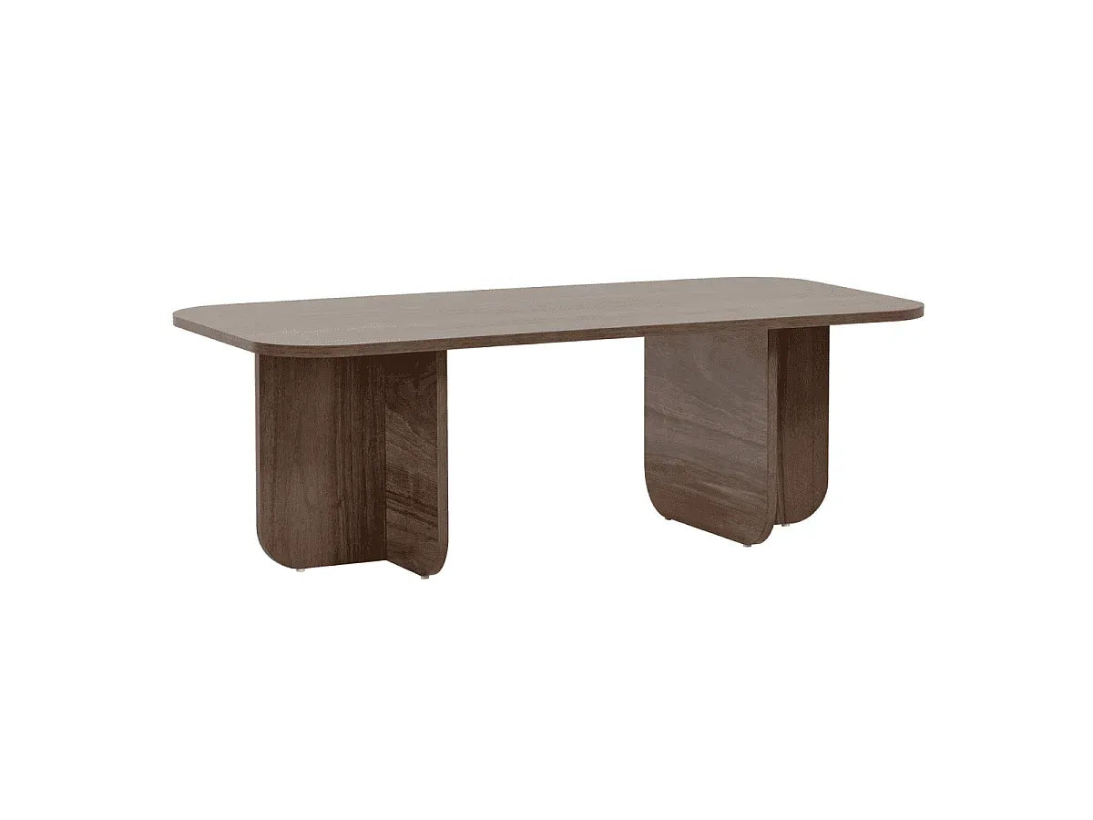 Table Basse Japandi Rectangulaire Bois Clair - Becaj