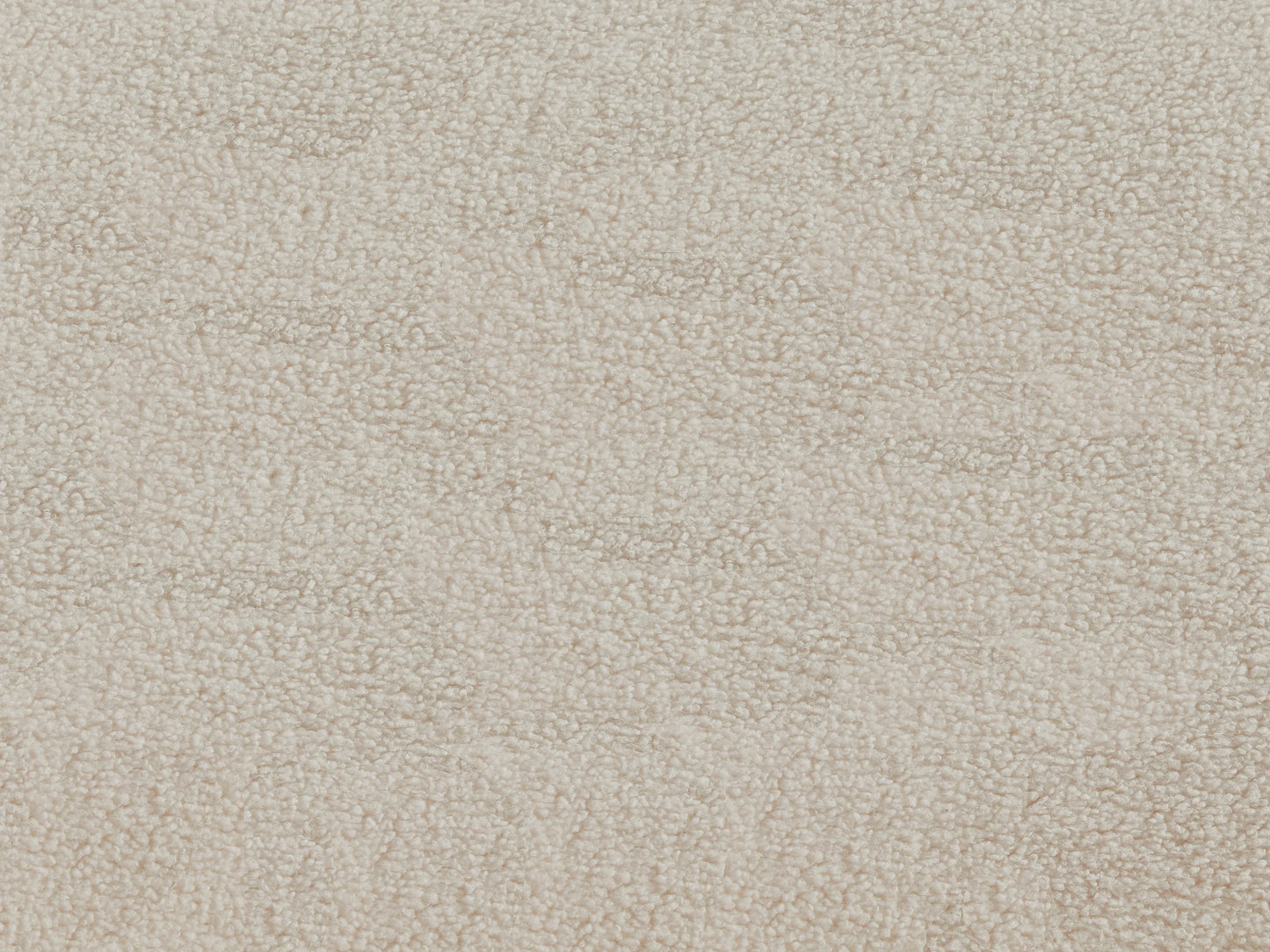 Fauteuil Japandi Pivotant Bouclette Blanc - Lacara