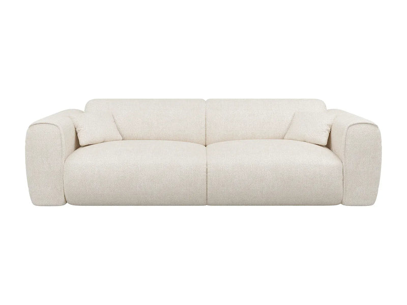 Canapé Japandi Convertible Express Texturé 4 Places Beige - Pognia
