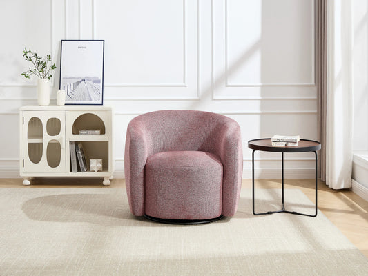 Fauteuil Japandi Texturé Rouge - Vereide