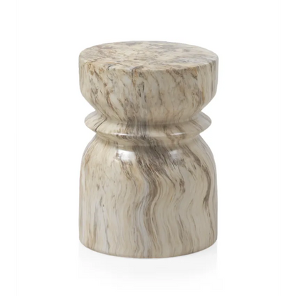 Tabouret Japandi Céramique Marron – Oren