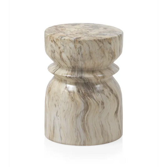 Tabouret Japandi Céramique Marron – Oren