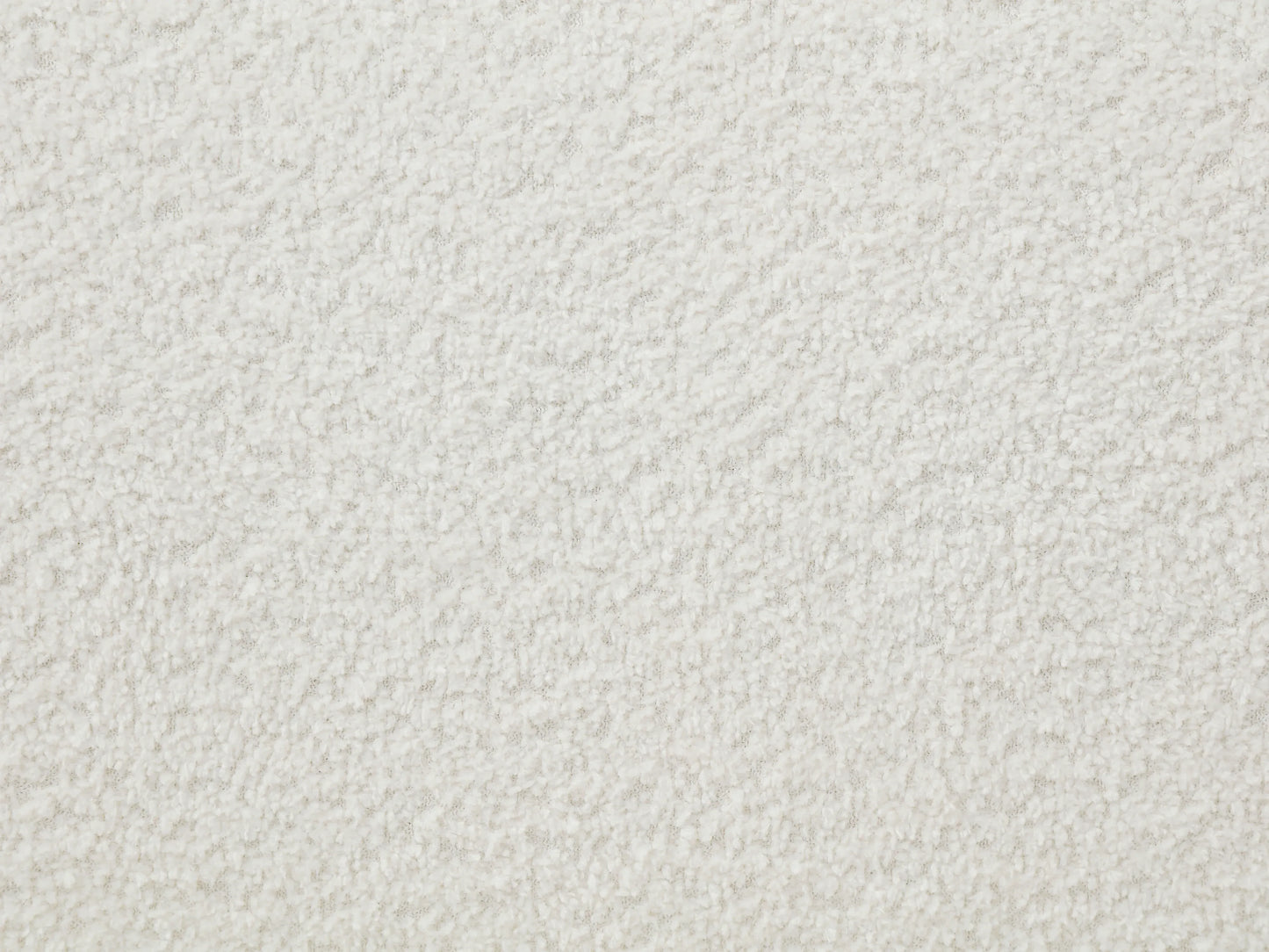 Fauteuil Japandi Arrondi Pivotant Bouclette Blanc - Lapiota