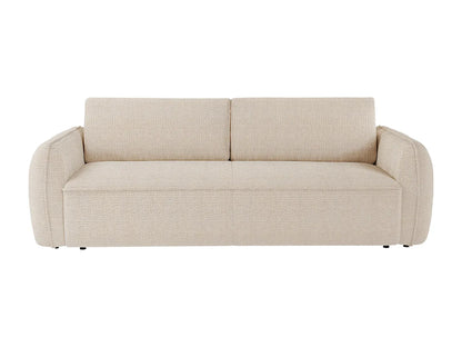 Canapé Japandi Convertible Chenille Beige 4 Places - Selivo