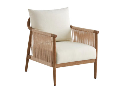 Fauteuil Japandi Bohème Bois Massif - Moderne