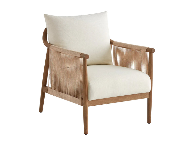 Fauteuil Japandi Bohème Bois Massif - Moderne