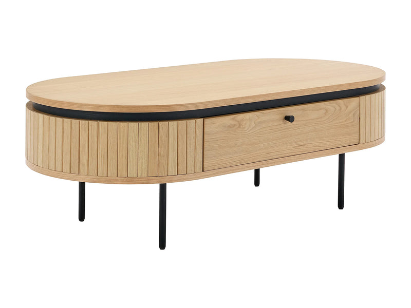 Table Basse Japandi Bois et Métal - Cardiona