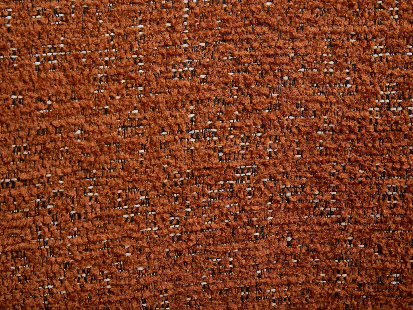 Fauteuil Japandi Pivotant Chenille Terracotta - Fedote