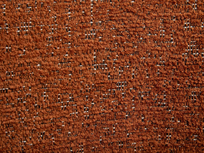 Fauteuil Japandi Pivotant Chenille Terracotta - Fedote