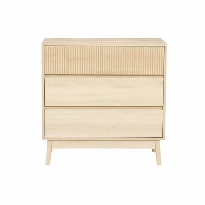 Commode Japandi Bois 3 Tiroirs – Linear