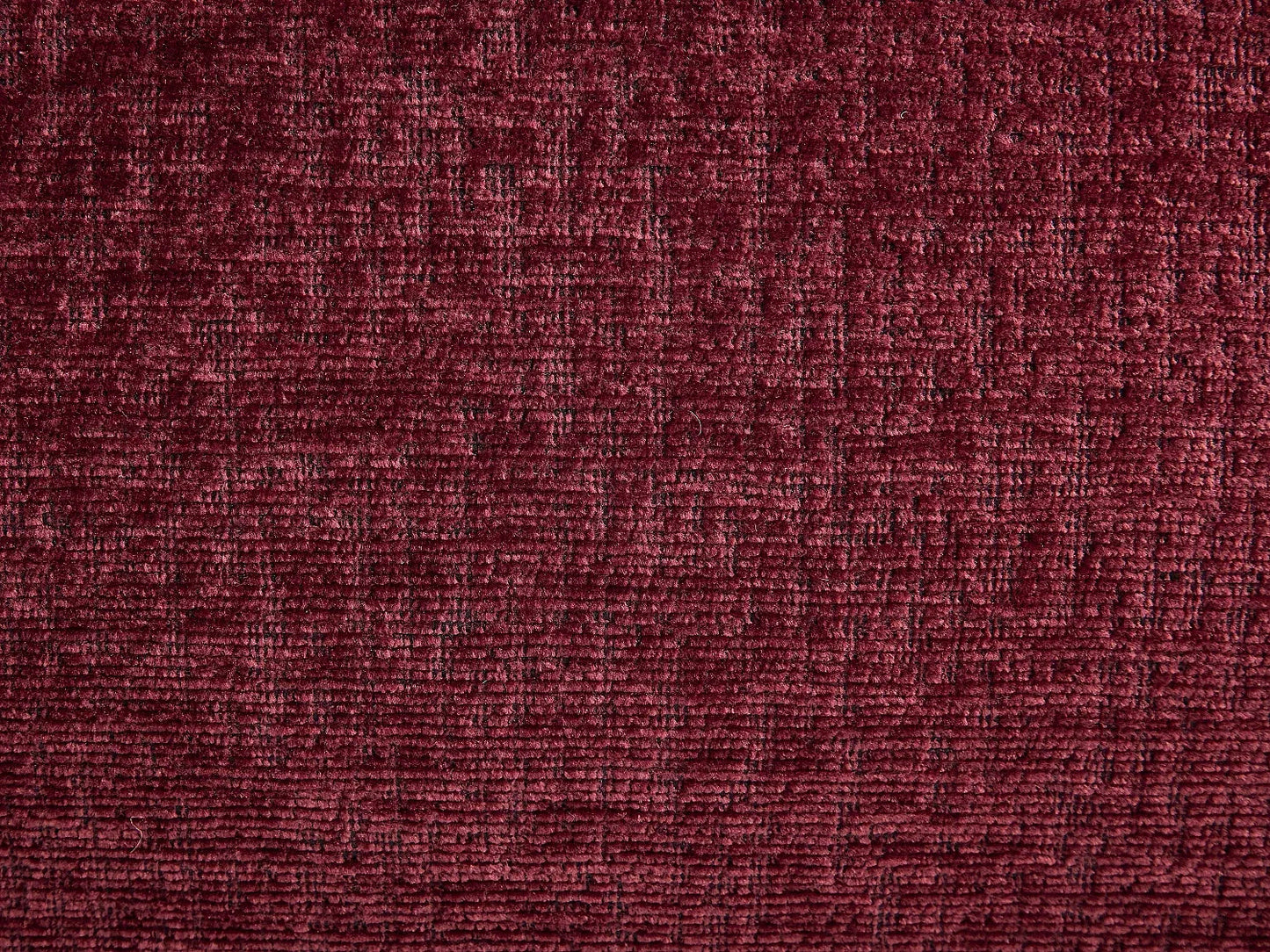 Fauteuil Japandi Chenille Bordeaux - Luciota