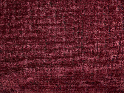 Fauteuil Japandi Chenille Bordeaux - Luciota