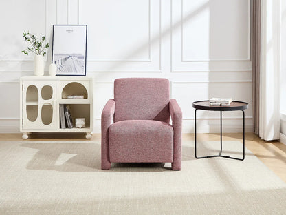 Fauteuil Japandi Texturé Rouge Isparta - Isparta