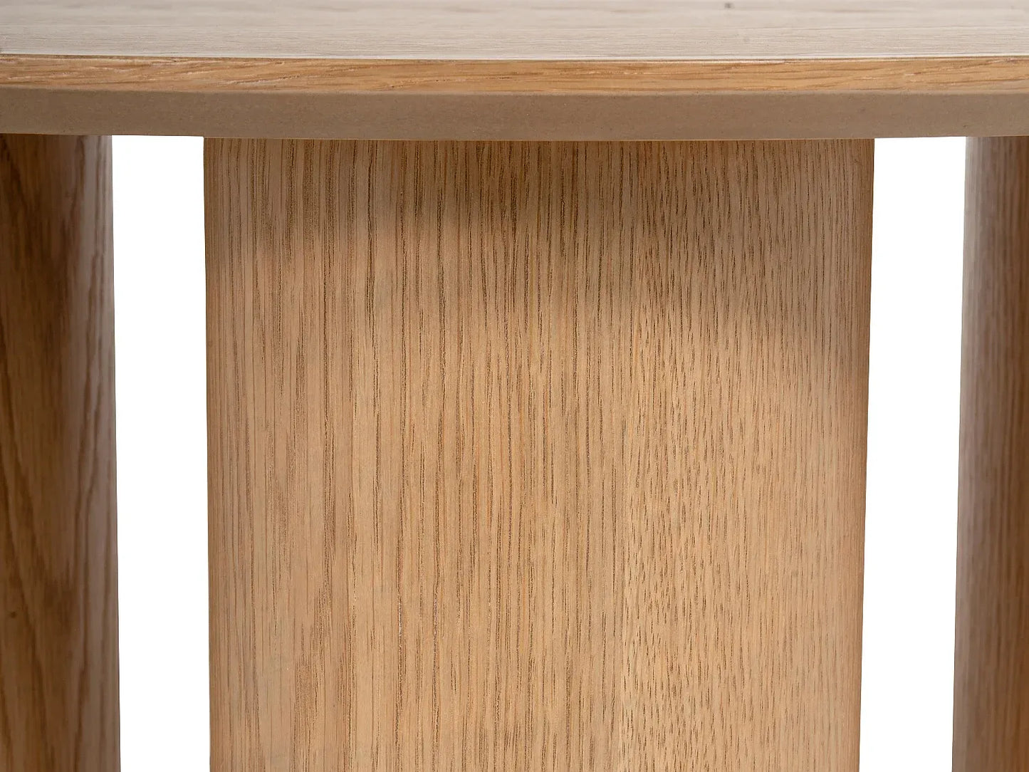 Table Basse Japandi Ronde en Bois Clair - Osinar