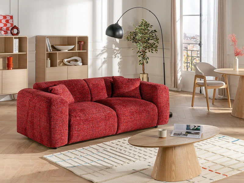 Table Basse Japandi Ovale Bois Clair - Antelada