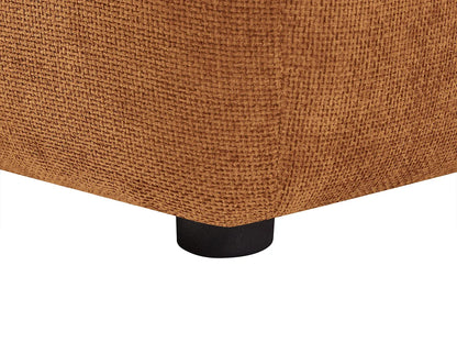 Fauteuil Japandi Dossier Avancé Texturé Terracotta - Apoliu