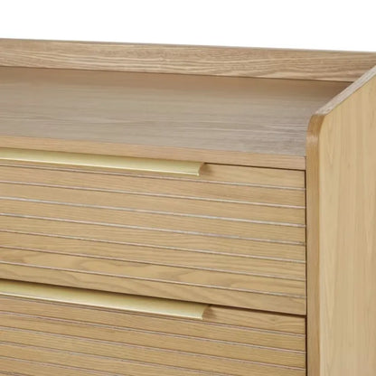 Buffet Japandi Vintage 2 Portes 3 Tiroirs – Axelle
