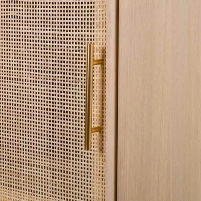 Armoire Japandi Treillis Marron 40,5×37×139,5 – Neri
