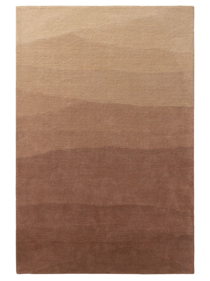 Tapis Japandi Laine Terracotta – Dawn