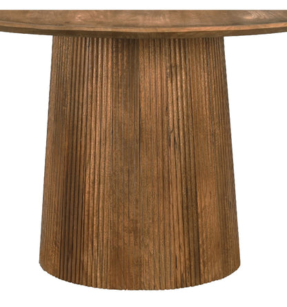 Table Japandi Ovale Manguier Massif – Sienne