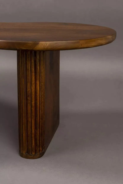 Table basse Japandi Organique Manguier Foncé – Tilon