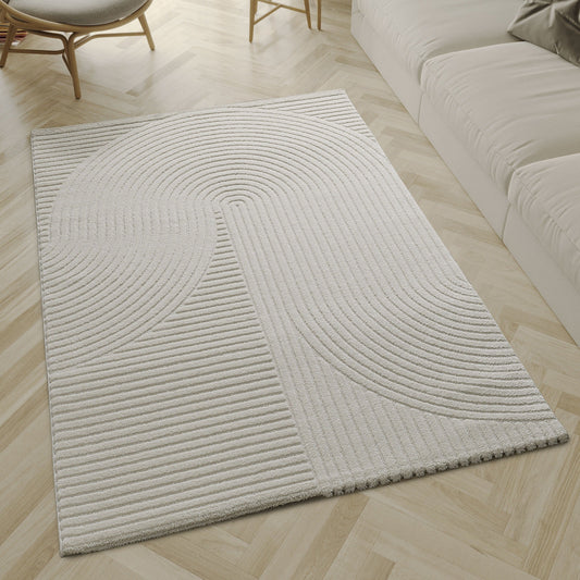 Tapis Japandi Bohème Crème – Everest