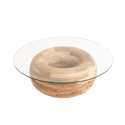 Table basse Japandi Bois Marron – Nara