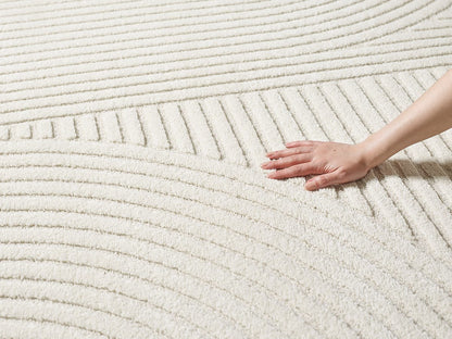 Tapis Japandi Bohème Crème – Everest