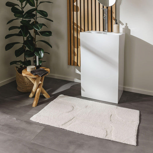 Tapis Japandi Bain Blanc – Nehir