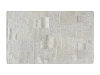 Tapis Japandi Laine Ivoire – Aurora