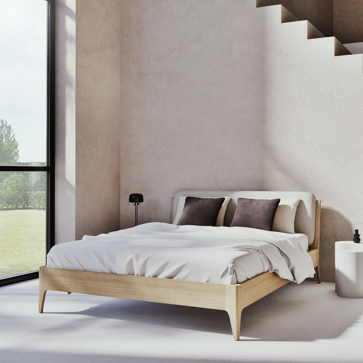 Lit Double Japandi beige 160x200 – Jordan