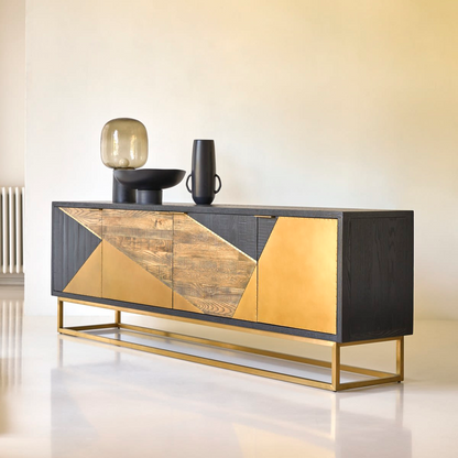 Meuble TV Japandi en chêne 240 cm – Oscar