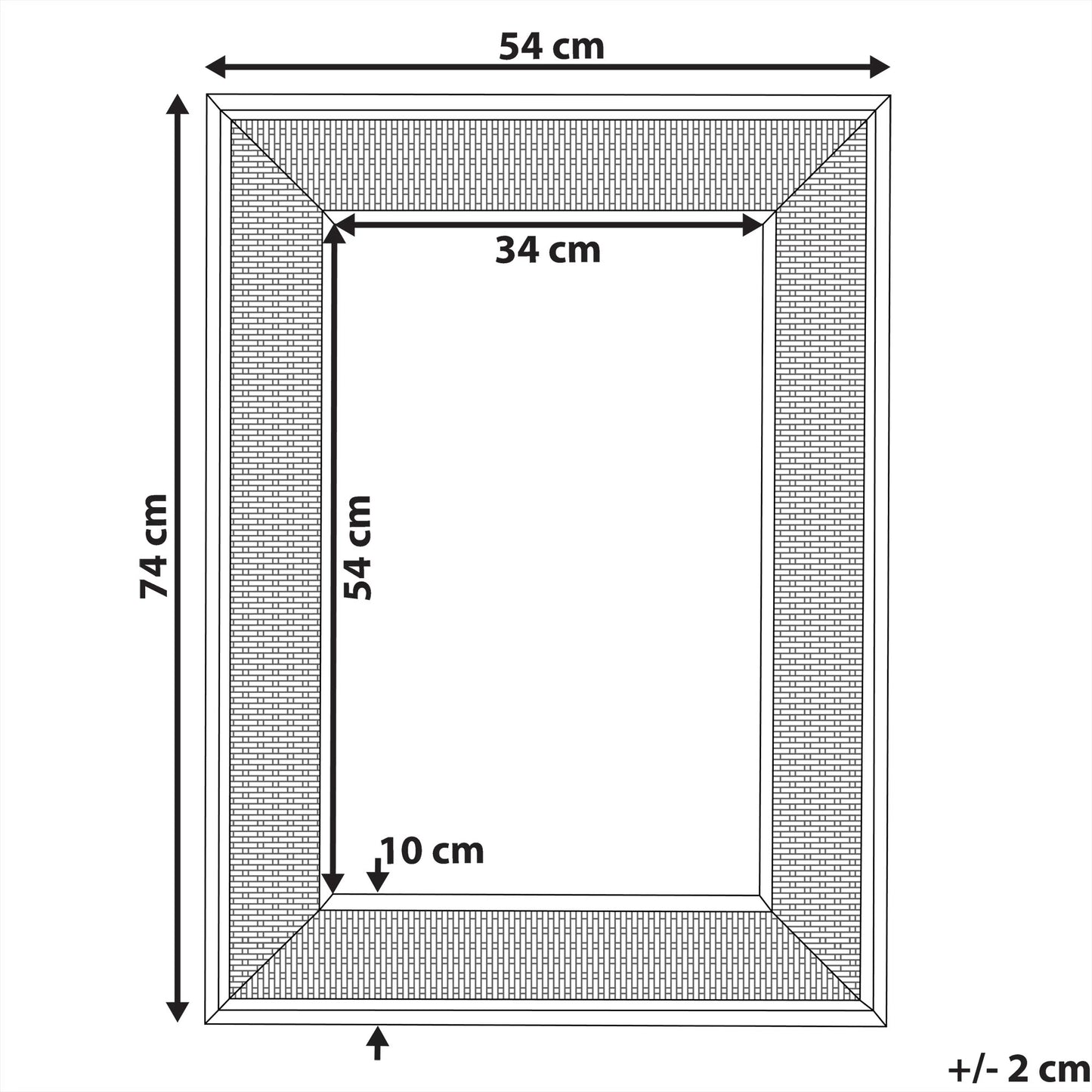 Miroir Japandi en bois clair – Iguala