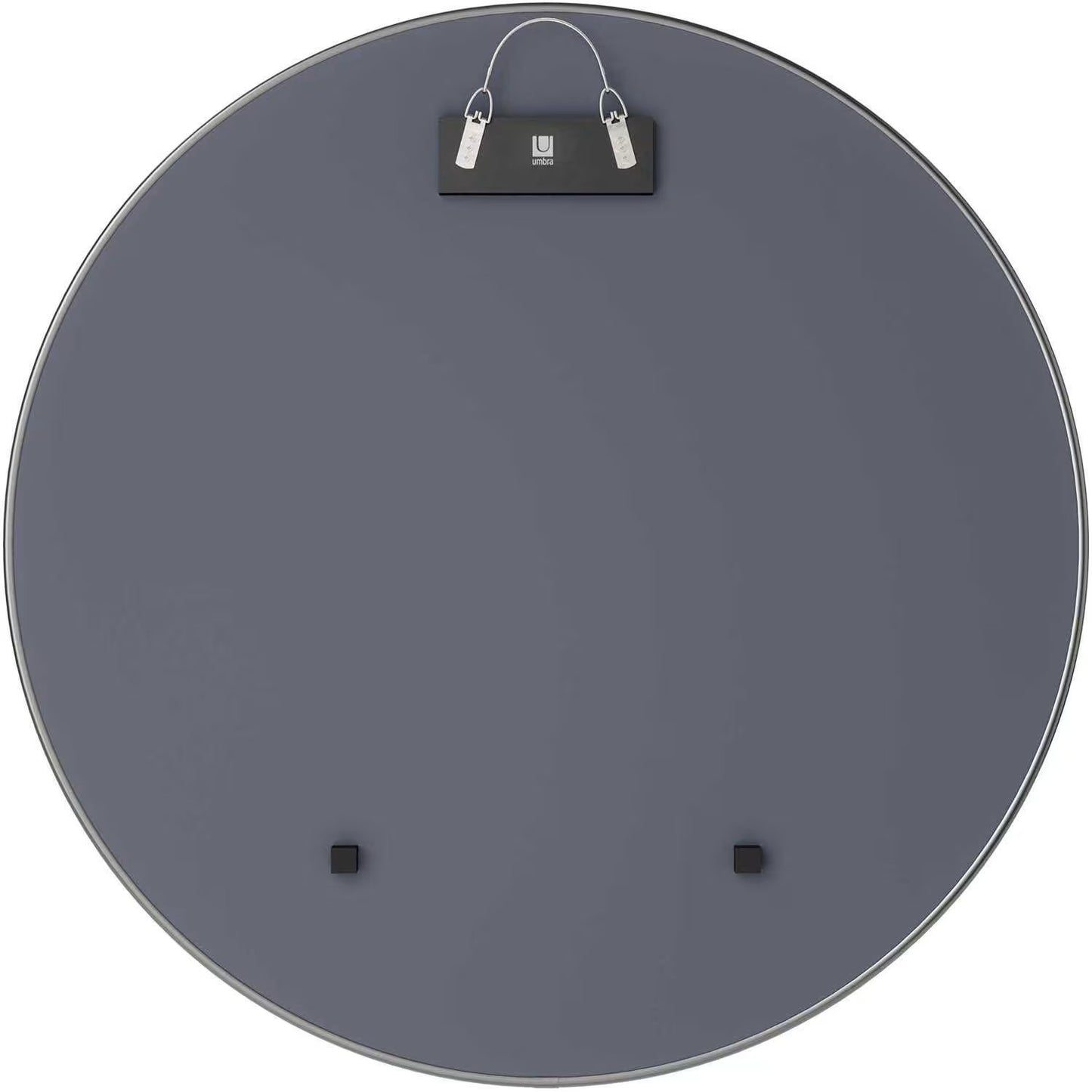 Miroir Japandi rond avec bordure métal – Titanium Hubba