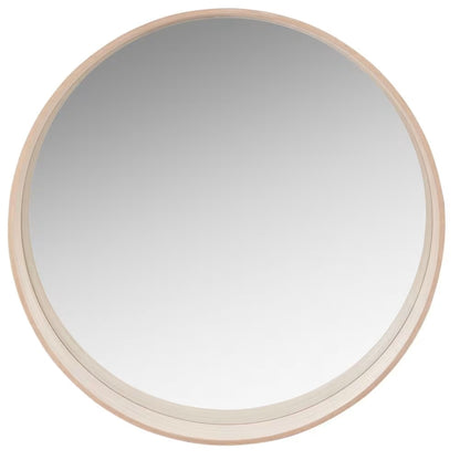 Miroir Japandi rond beige – Gabriel