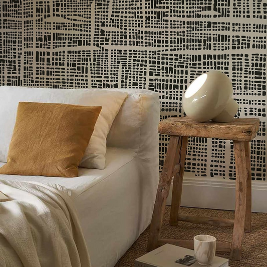 Papier Peint Japandi géométrique 300x750 cm 15 lés – Ka