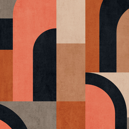 Papier Peint Japandi Graphique Block Color 159x280 cm
