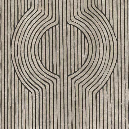 Papier Peint Japandi graphique bois de cèdre 208x270 cm – Nom du Produit