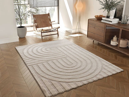 Petit Tapis Japandi 80 x 150cm – Snowy